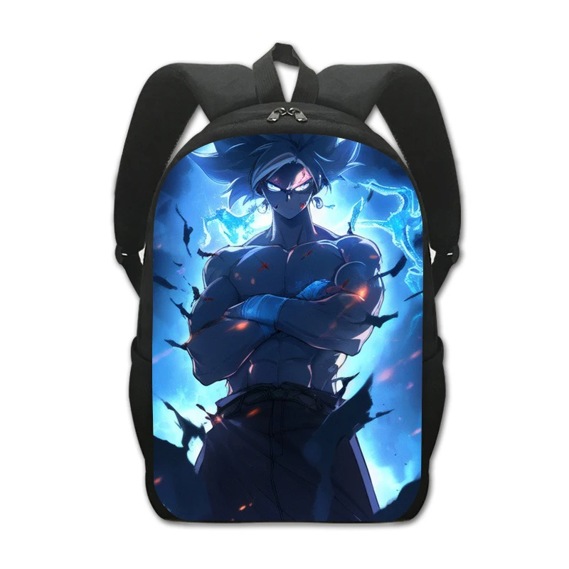 

Dragon Ball Son Goku Super Saiyan Peripheral School Bag Cartoon Anime Backpack for Elementary and Middle School Students