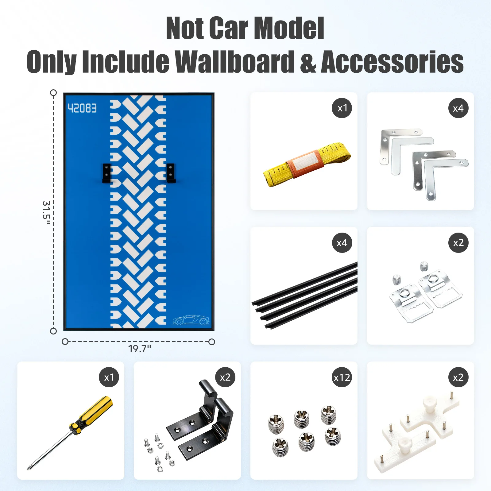 레고 부가티 시론 42083 성인용 수집용 자동차 벽걸이 조립 블록 사진 액자용 디스플레이 월보드