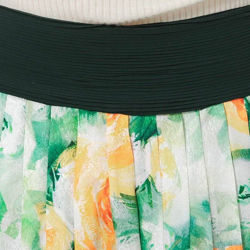 Рисунок 5 - Шелковые жаккардовые сафлорные зеленые брюки