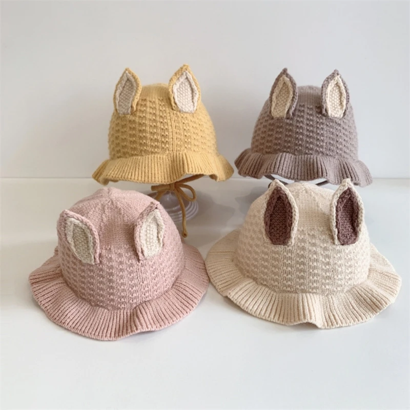

Baby Girls Warm Beanie Cap Stylish Winter Bonnet Knit Hat Fashionable Headwear