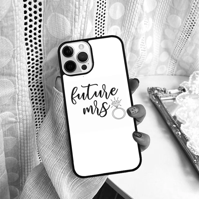 Elegant 'Bride-to-Be' Wedding Phone Case - Stylish Protective Back Cover