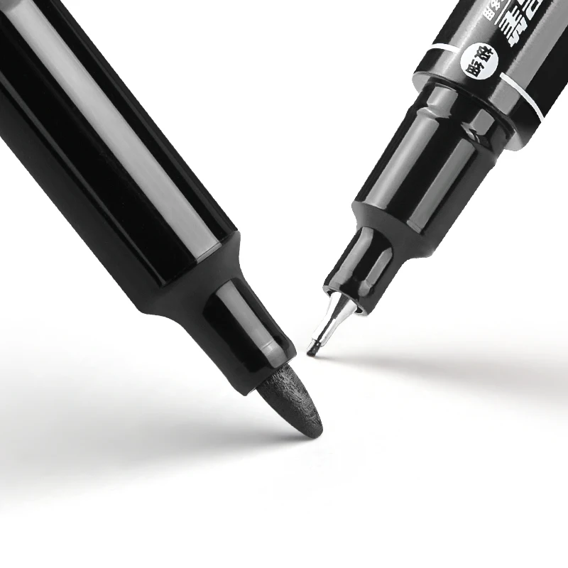 M&G Dual-Tip Marker, Art Outliner, Black, Suitable for Office Use, Students, and Artists