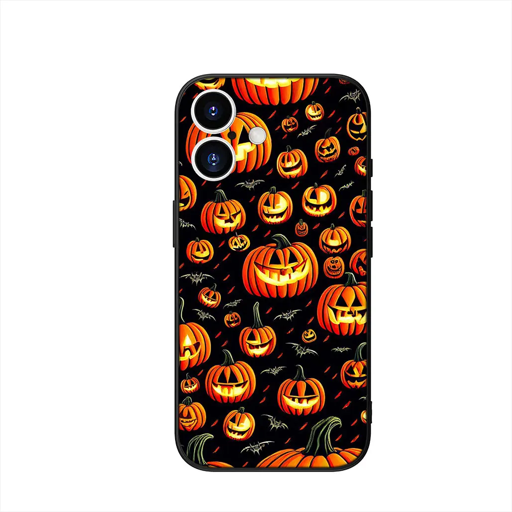 Little Ghost with Halloween Pumpkin Phone Cover