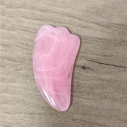Resin Gua Sha Facial & Body Massage Tool (Pink sheep horns)