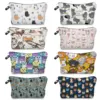 Anime Cat Print Women's Cosmetic Bag 2023 Fashion Portable Organizer Makeup Bags Customizable Beach Travel Ladies Toiletry Kit 1