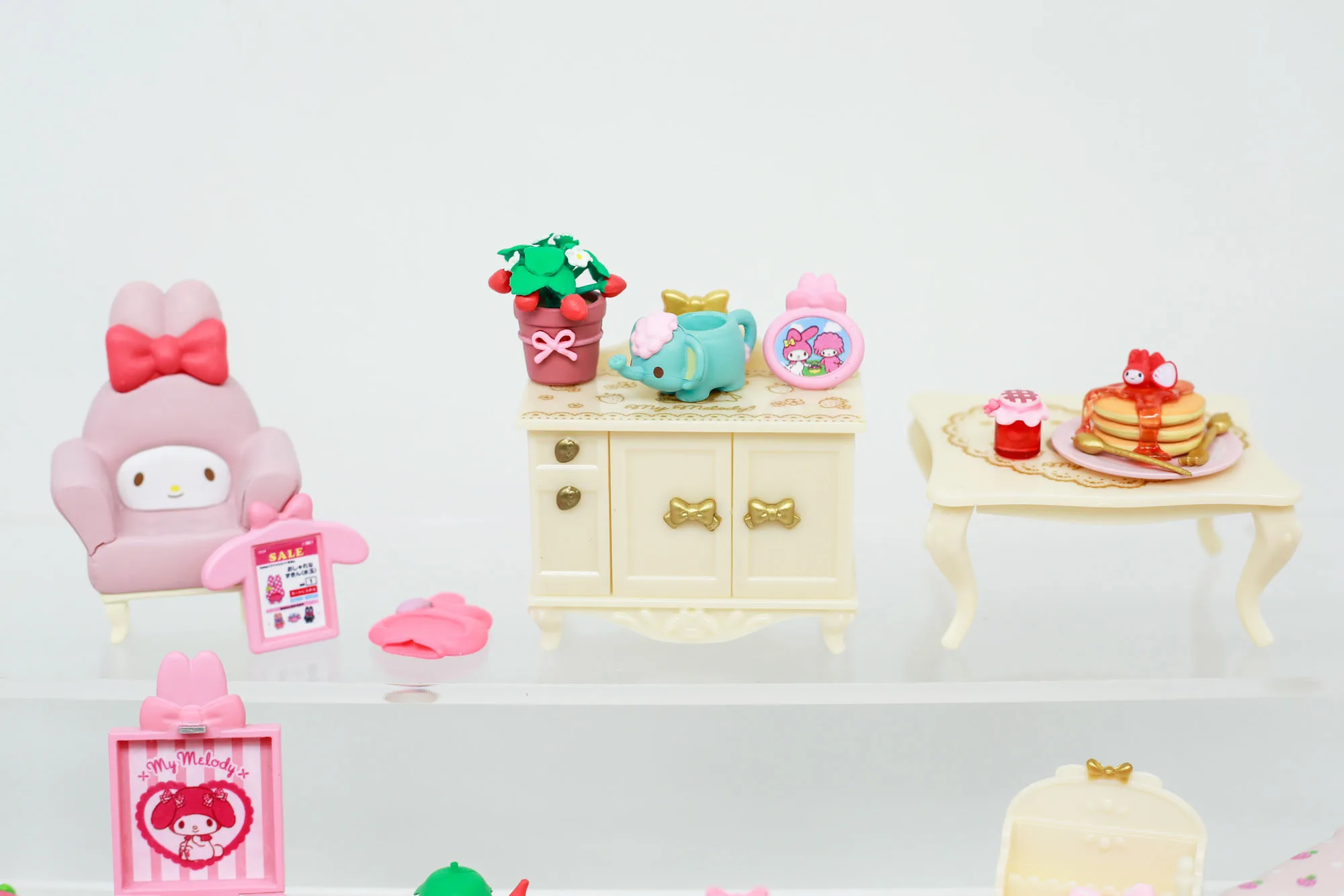 Re-ment Sanrio My Melody Erdbeere Zimmer Möbel Blind Box Spielzeug Desktop Ornament Anime Peripherie Geschenke – Detail 6
