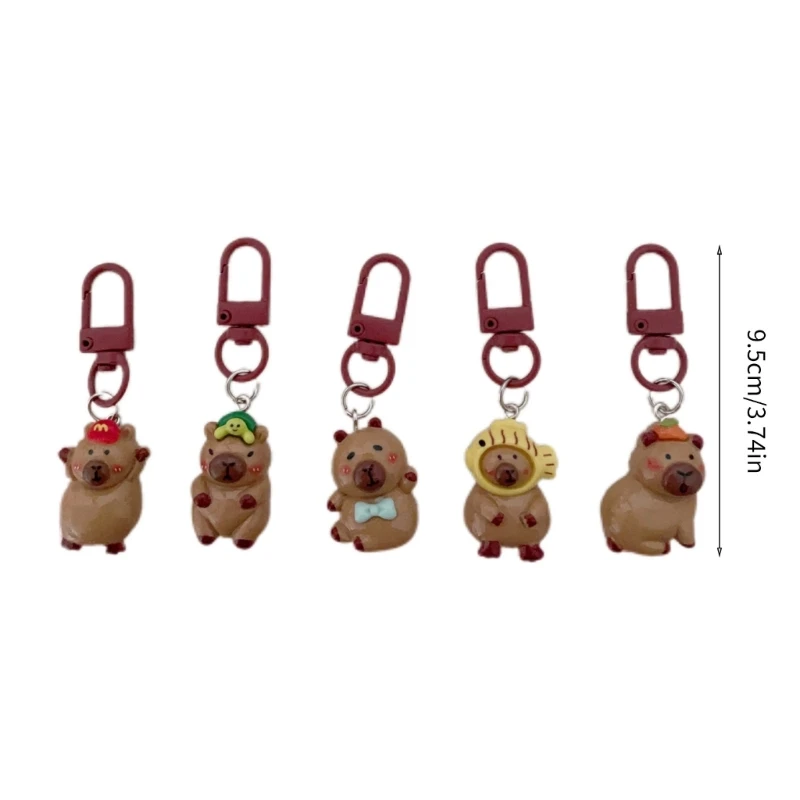 Capybara hanger voor - schattige realistische pluche sleutelhanger speelgoed, Capybara hanger sleutelhangers hanger voor verjaardag Nieuwjaar Capybara hanger voor - schattige realistische pluche sleutelhanger speelgoed, Capybara hanger sleutelhangers hanger voor verjaardag Nieuwjaar