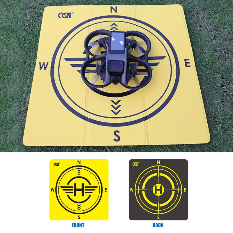 for DJI Mini 3/Mavic 3 Drone Landing Pad Foldable Double side Waterproof Drone Helipad for DJI