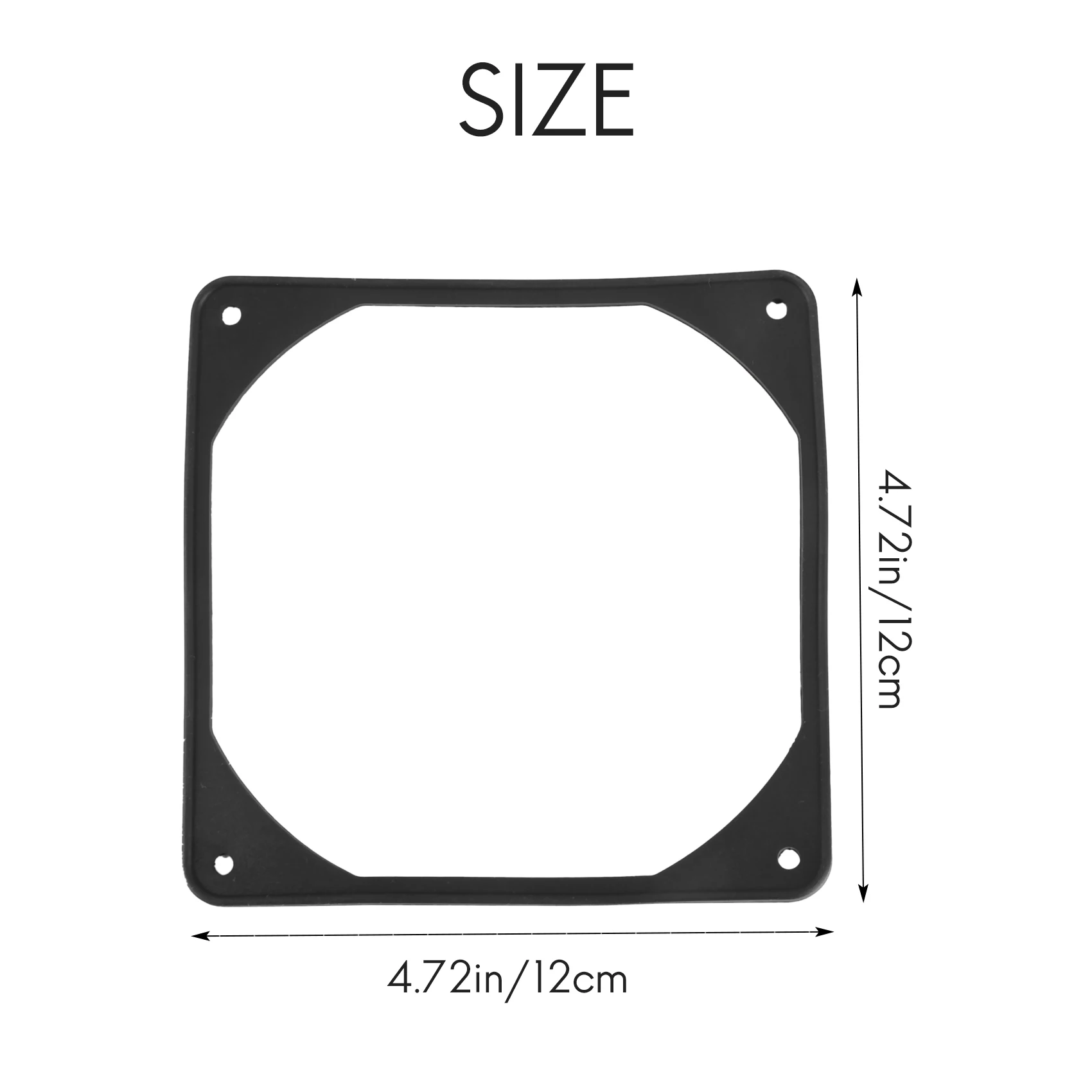 10Pcs 120mm Anti-Vibration Silicon Fan Gasket Noise Reducing Gasket Pad for PC Computer Case Fan