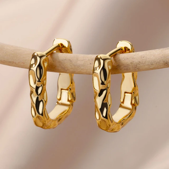 U-Shaped Square Hoop Earrings: Affordable Luxury and Trendy Aesthetic Jewelry