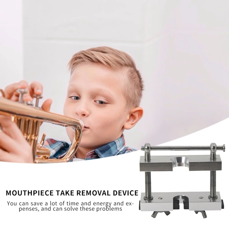 Professional Trumpet Nozzle Extractor Adjustable Horn Mouthpiece Puller Remover Tool For Wind Music Repair Accessories-AD26