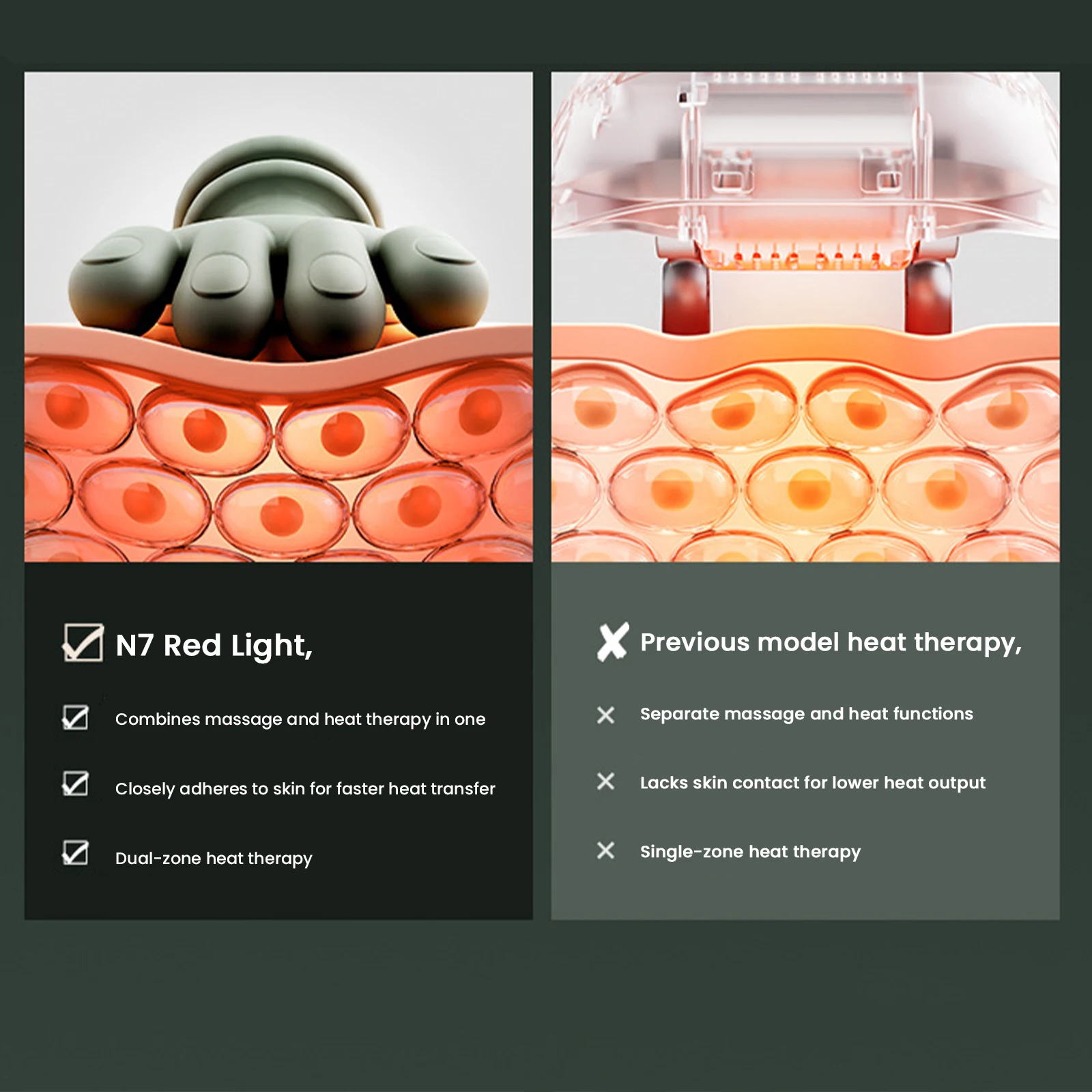 Neck and Shoulder Massager Deep Tissue Shiatsu Cervical Massager Cordless Kneading Massager Gifts for Mom Dad Men Women Her Him