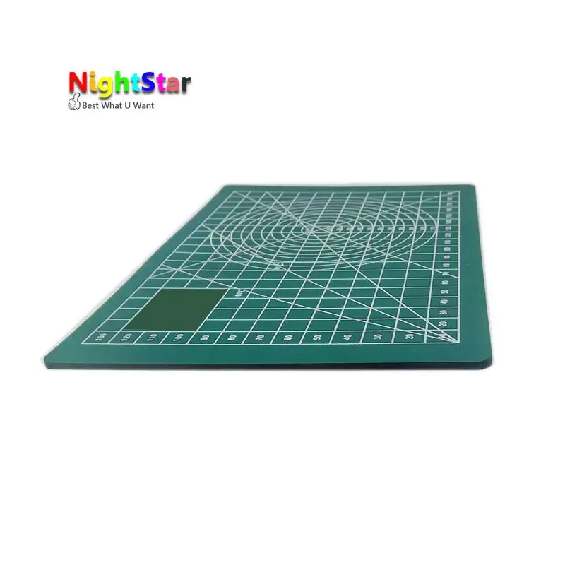 A5 Pvc 사각형 격자 선 자기 회복 커팅 매트 도구, 패브릭 가죽 종이 공예 DIY 도구 22x15x0.3cm