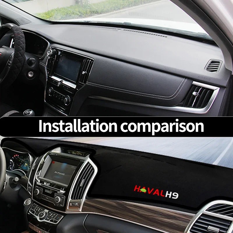 For Great Wall Haval H9 Car Dashboard Cover Avoid Light Pad Instrument Panel Mat Carpets