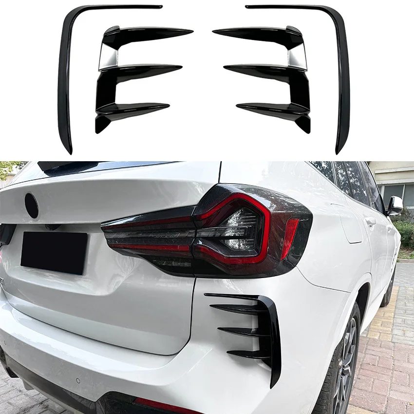 

For Bmw X3 G01 Lci M Sport 2022+ Fangs Rear Wind Knife Spooler Car Trim Modification
