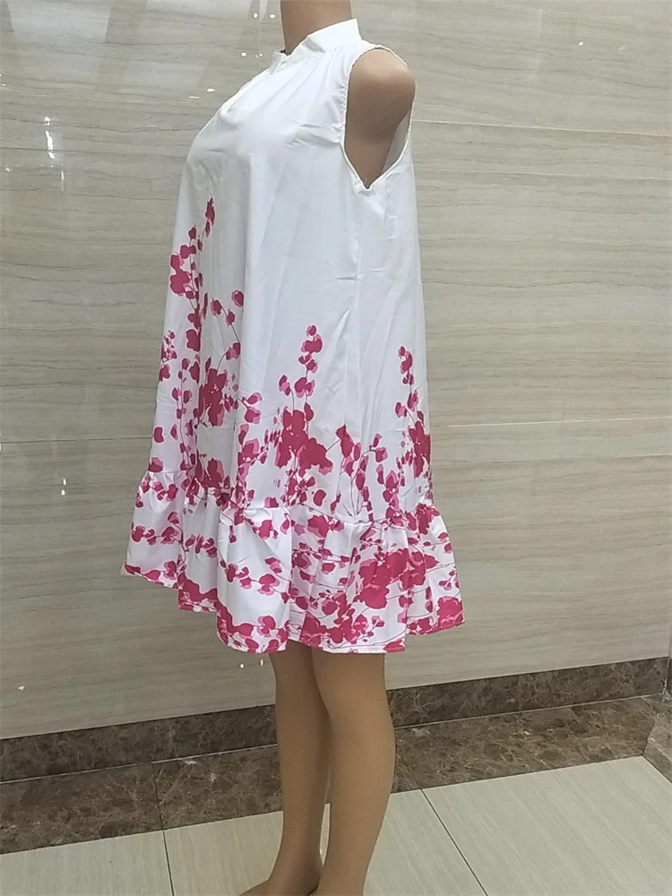 Wmstar Plus Size Midi Dresses for Women 2025 O Neck Elegant Patchwork Summer Holiday Clothes Maxi Dresses Wholesale Dropshipping