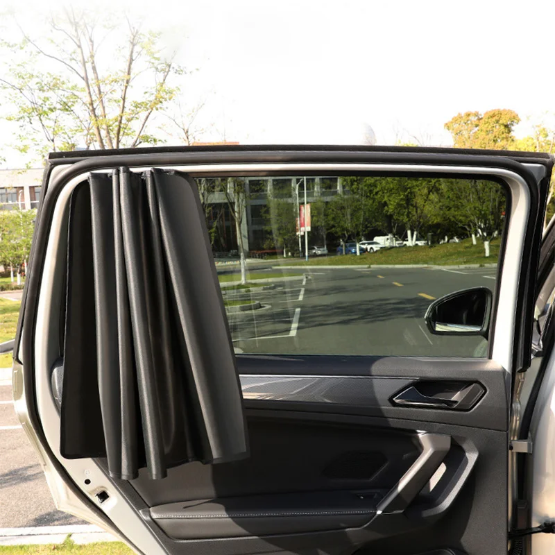 Magnetic Car Window Curtains Sun Shade UV Blocker
