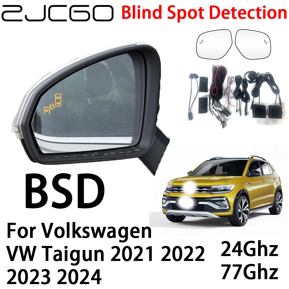 ZJCGO Car BSD Radar Warning System Blind Spot Detection Safety Driving Alert for Volkswagen VW Taigun