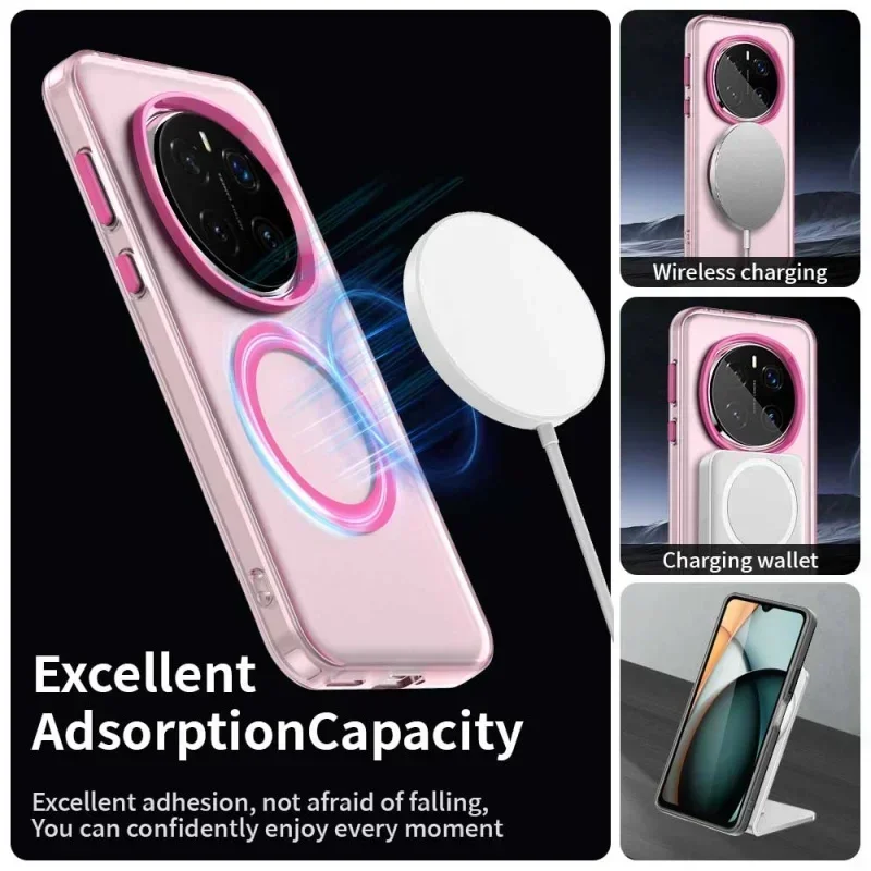 Candy Color Shockproof Magnetic Phone Case with Magsafe