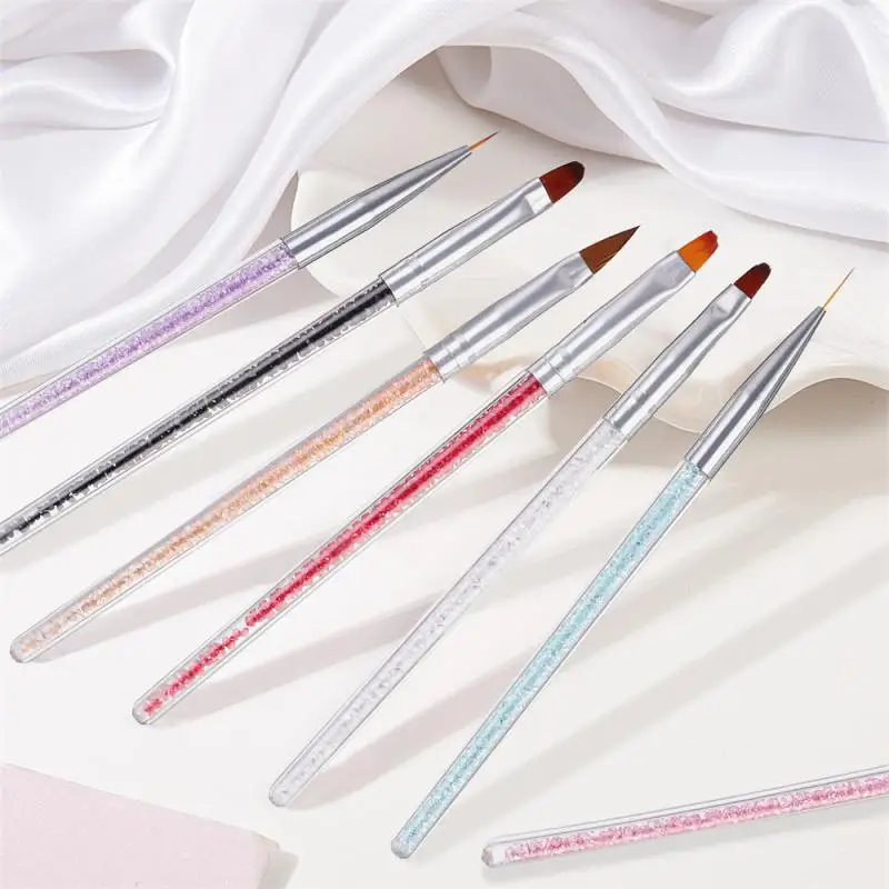 Nail art pen manicure brush paint brush nail art brush Nail Art Gradient Crystal Design Painting Brush Diy Flower Art Abstract Tool Accessories Nail Enhancement Uv Gel Polishing