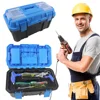 Plastic Tool Box Electrician Work Empty Toolbox Large-capacity Portable Tool Organizer Shockproof Toolbox Organizer Double Layer 5