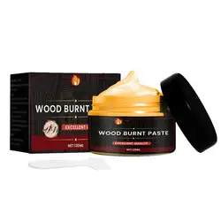 Wood Burning Cream Professional DIY Paper Pyrography Accessories Portable Outdoor Camping Wood Burning Paste Wood Booster Gel