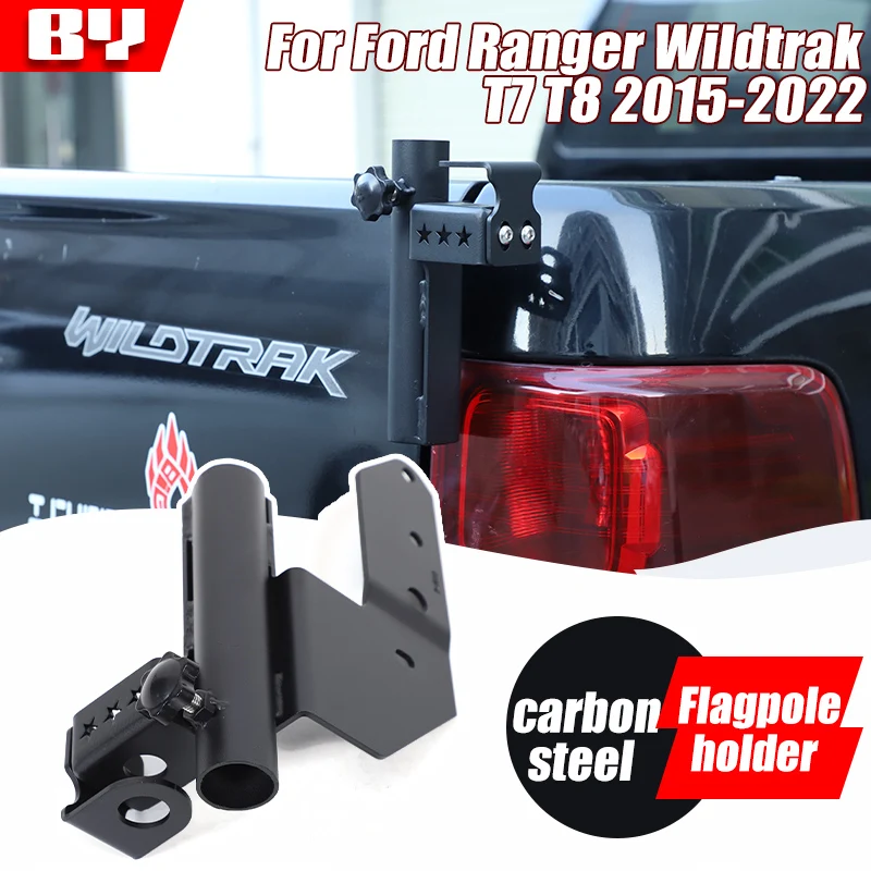 For Ford Ranger Wildtrak T7 T8 2015-2022 Tailgate Hinge Flagpole Holder ...