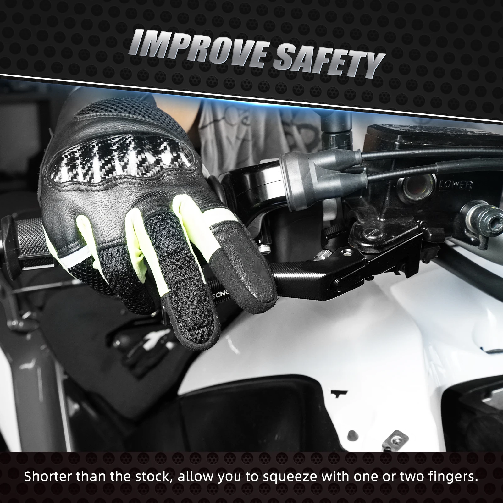 Für Yamaha Tenere 700 /XTZ 700 2019-2024 Shorty Bremskupplungshebel T700 Rally Edition World Raid MT07 MT09 18-20 XSR700 18-24 – Detail 4