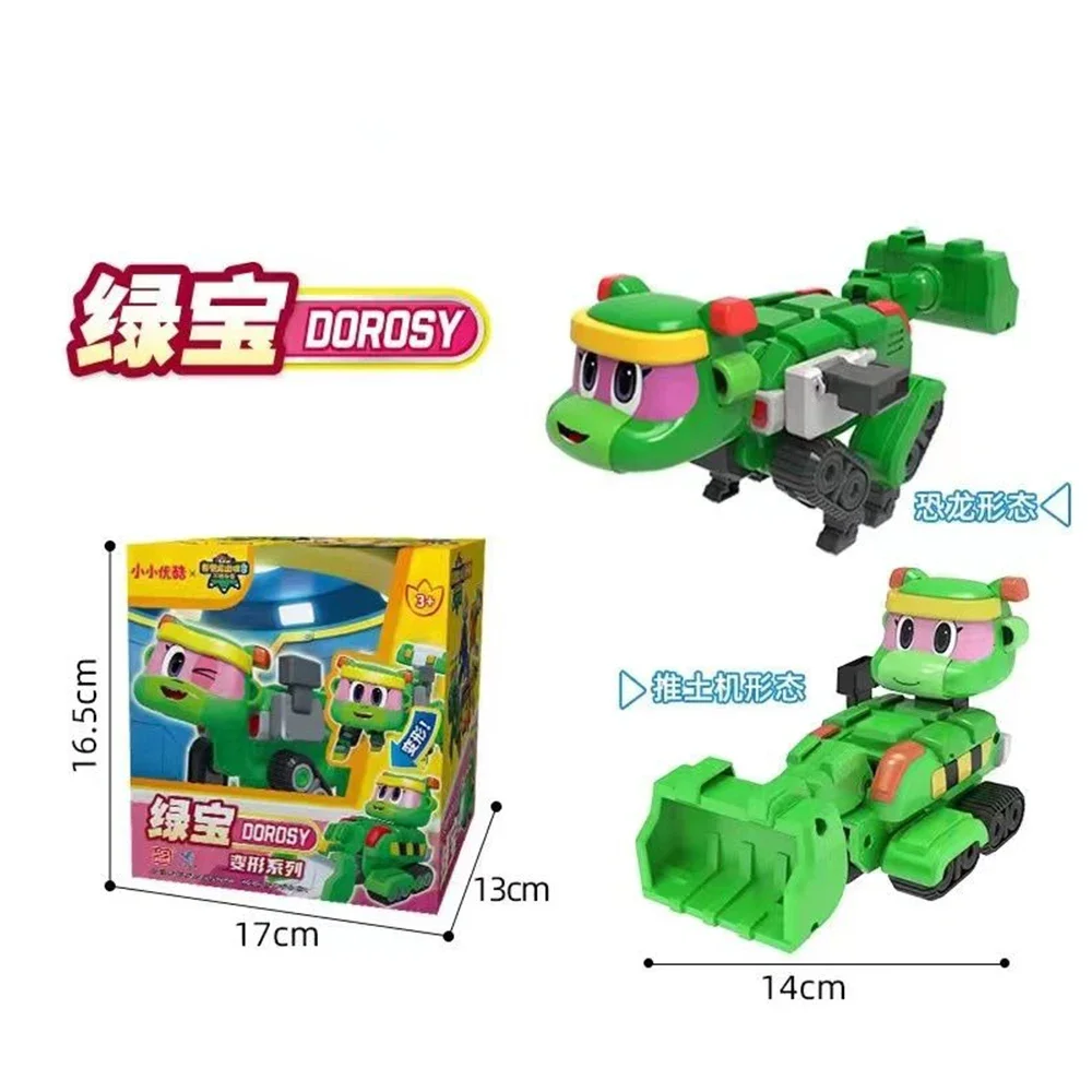 thumbnail image 1 of Figuras de acción de deformación de dinosaurios combinadas Gogo Dino Engineering Vehicle Team Mecha Gogoking Robot Transform 5 en 1 LUCKY Toys, 1 of 5