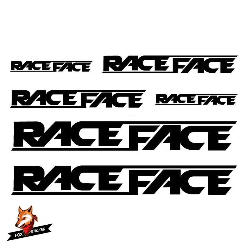 

PVC Bicycle Frame Stickers Road Mountain Bike MTB Track Bike TT Bike Cycle Decal Reflective Stickers for RACEFACE frame Sticker