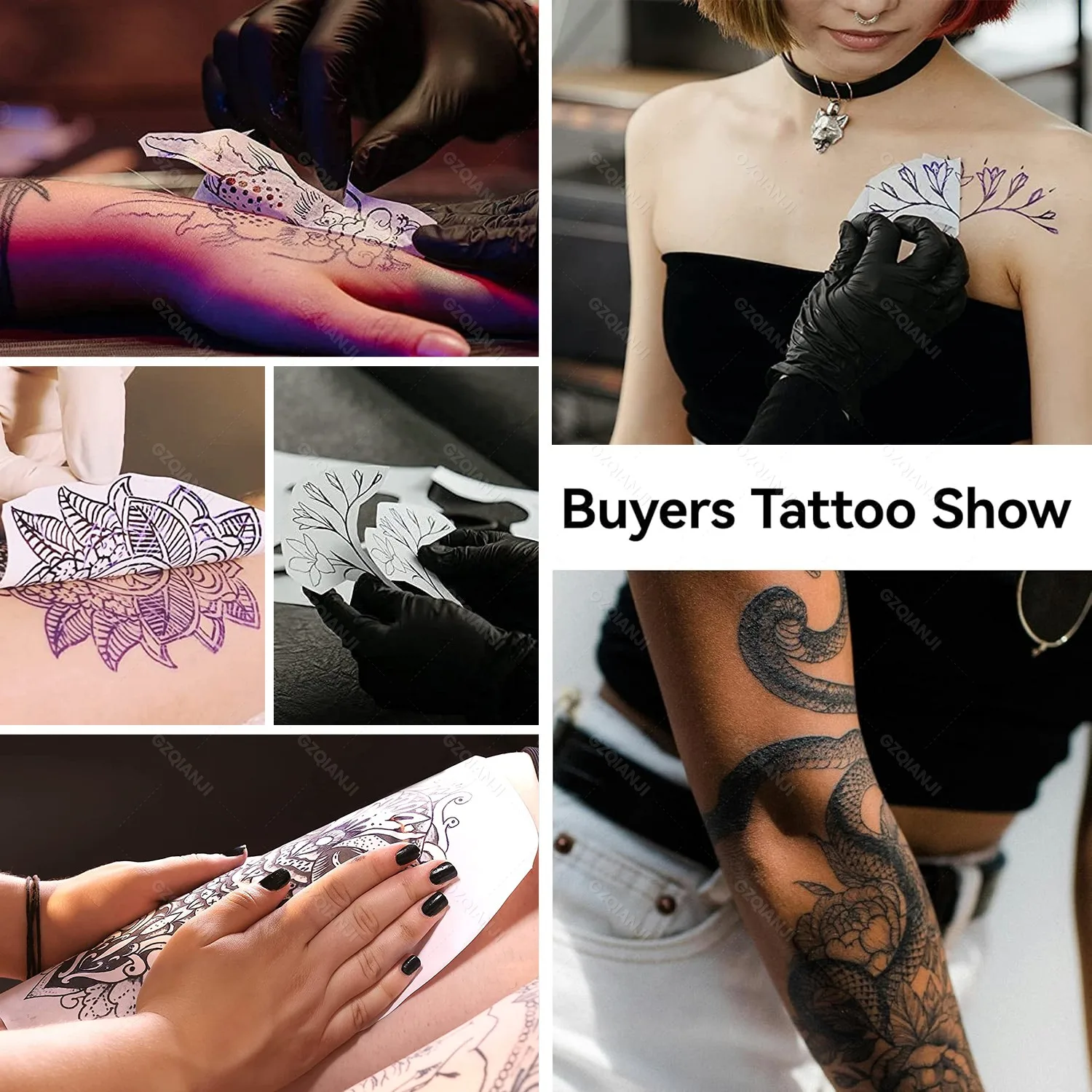 A4 Portable Thermal Transfer Tattoo Printer Wireless Bluetooth Mobile Maker 203dpi Machine Compatible Android IOS For Office