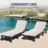 Lounge Chair Cushion 6 件套 Waterproof Patio Cushions Beach Chair Cushion Chaise Cushion for Outdoor Poolside Lounge Chair Fun 4