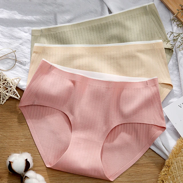 Women Panties Mid-Waist Cotton Solid Simple Sports Underwear Girls'S Briefs  Elastic Comfortable Breathable Female's Lingerie - AliExpress