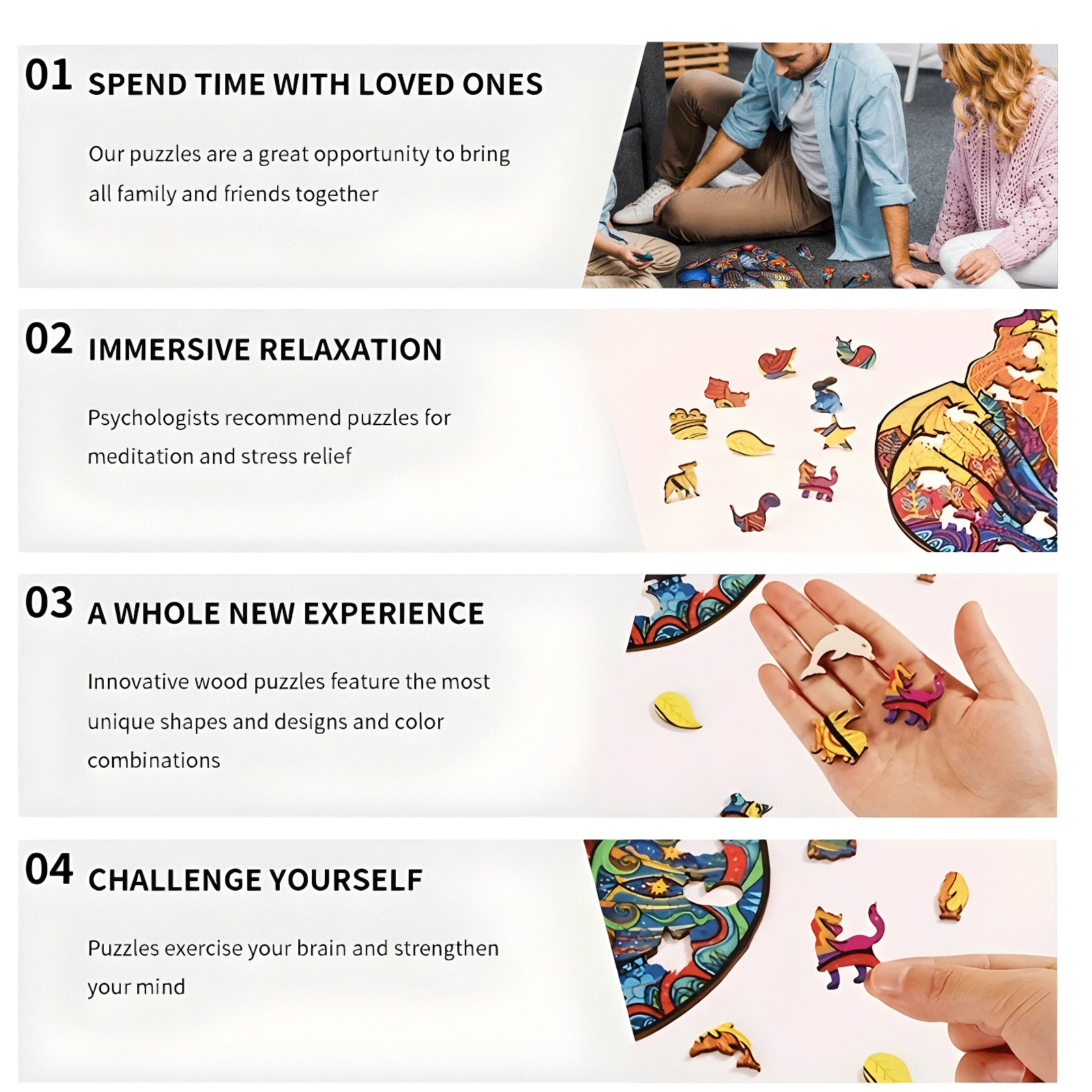 Elephant Wooden Puzzle Toy 5