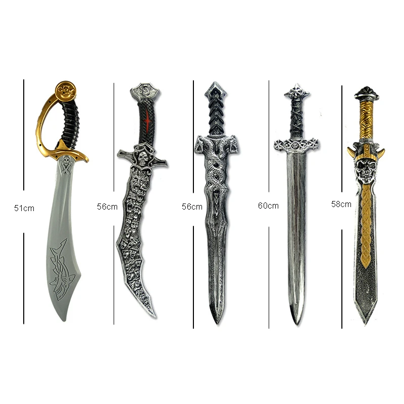 Cosplay Sword Cosplay Toy Cosplay Prop 万圣节塑料海盗骷髅剑 动漫派对道具玩具