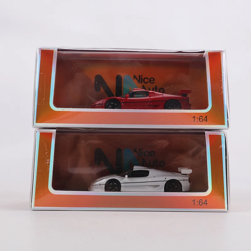 WHITE: NA 1:64 F50 Sports Car Simulation Resin Car ModelLimited Edition 