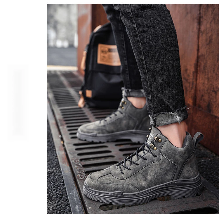 Warm Work Boots For Men Velvet Lined Winter Shoes Cold Resistant_voghion.com