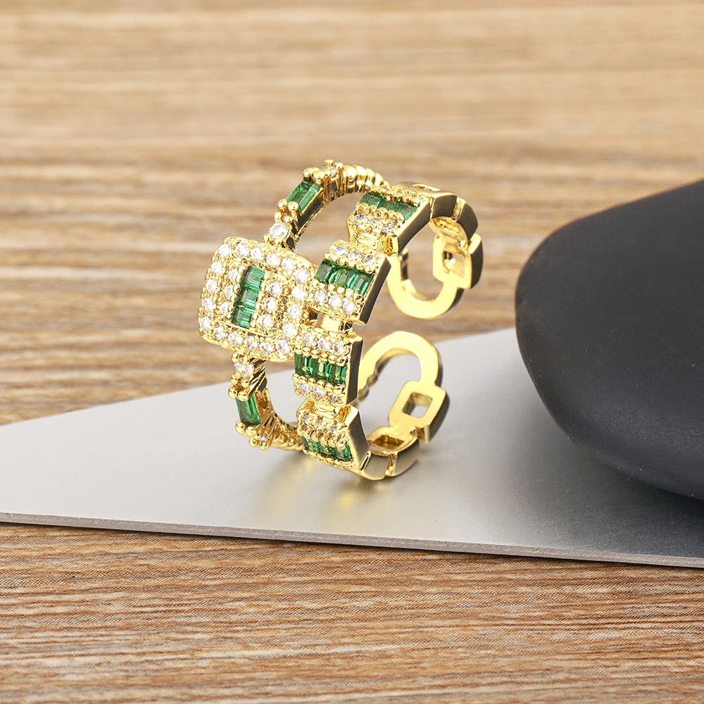 Beebeecraft 16 pièces 4 style océan thème laiton micro pavé clair