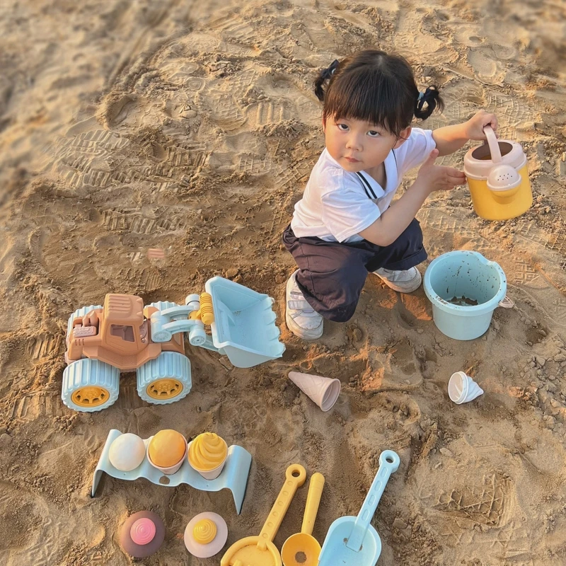 1Set Children Beach Play Toys Sand Castle Mold Shovel/Rake/Bucket/Bulldozer Tool Toddler Boys Girls Funny Summer Travel Toy 3 1Set Children Beach Play Toys Sand Castle Mold Shovel/Rake/Bucket/Bulldozer Tool Toddler Boys Girls Funny Summer Travel Toy 3