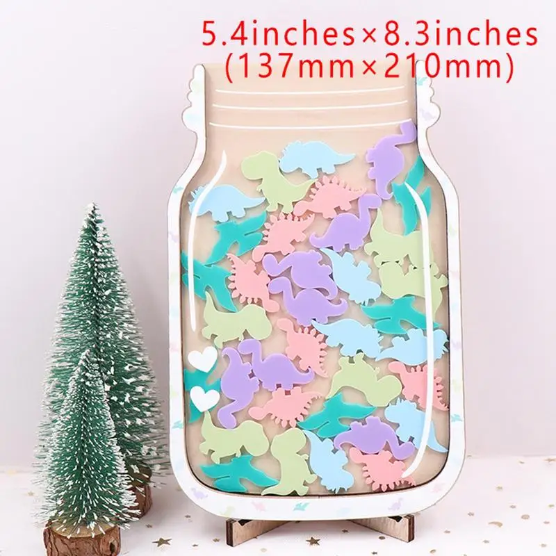 

Star Dinosaur Reward Jar Routine Training Reward System Reward Board Wooden Children Kids Reward Dinosaur Incentive Jar For