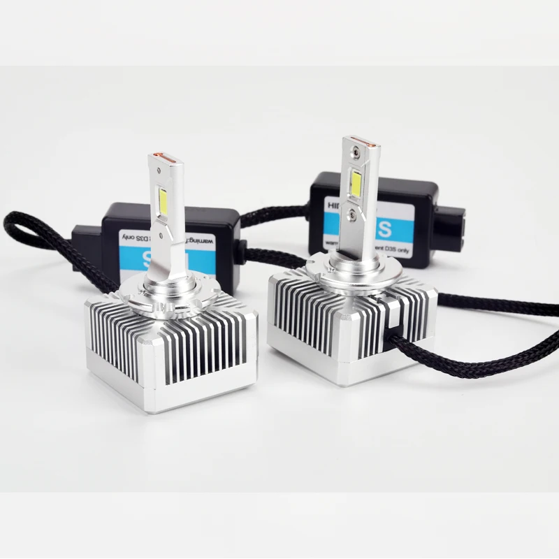300W D3S LED D1S 헤드라이트, 6500K 슈퍼 캔버스 외부 드라이버, 자동 LED 헤드라이트
