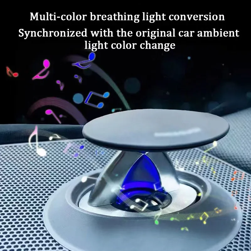32-Color LED Lifting Tweeter Speaker for Audi A4 A5 A6 A7 Q5 Q7 Q8 B9 C8 Electric Treble Horn Stylish Car Instrument Decoration stereo speaker tweeter