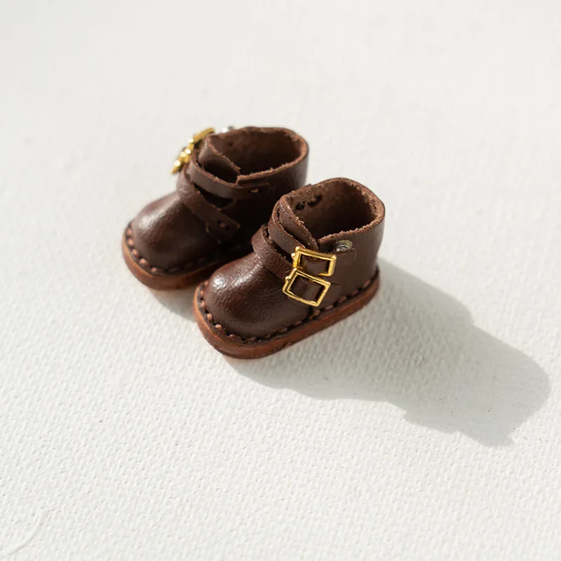 Ob22 Ob24 Schuhe Süße Blyth Doll Mary Jane Stiefel mit Doppelknopf für Licca Azones Ob24 Ob22 Puppenkörper – Detail 11