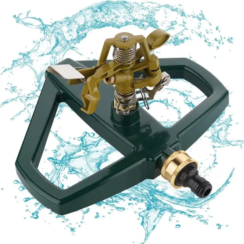 

Rotating Garden Sprinkler Small Water Sprinkler For Lawn With 360 Degree Rotating And Quick Hose Connection Irrigation Supplies