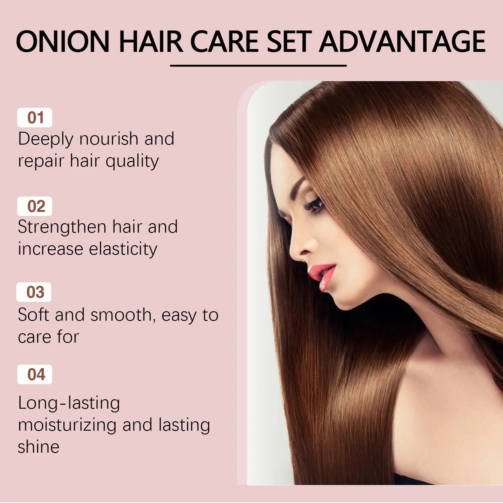 Onion Rosemary Shampoo For Hair Growth Scalp Cleanses Oil Control Improves Hair Quality Volumizing Hair Strengthen Conditioner 5