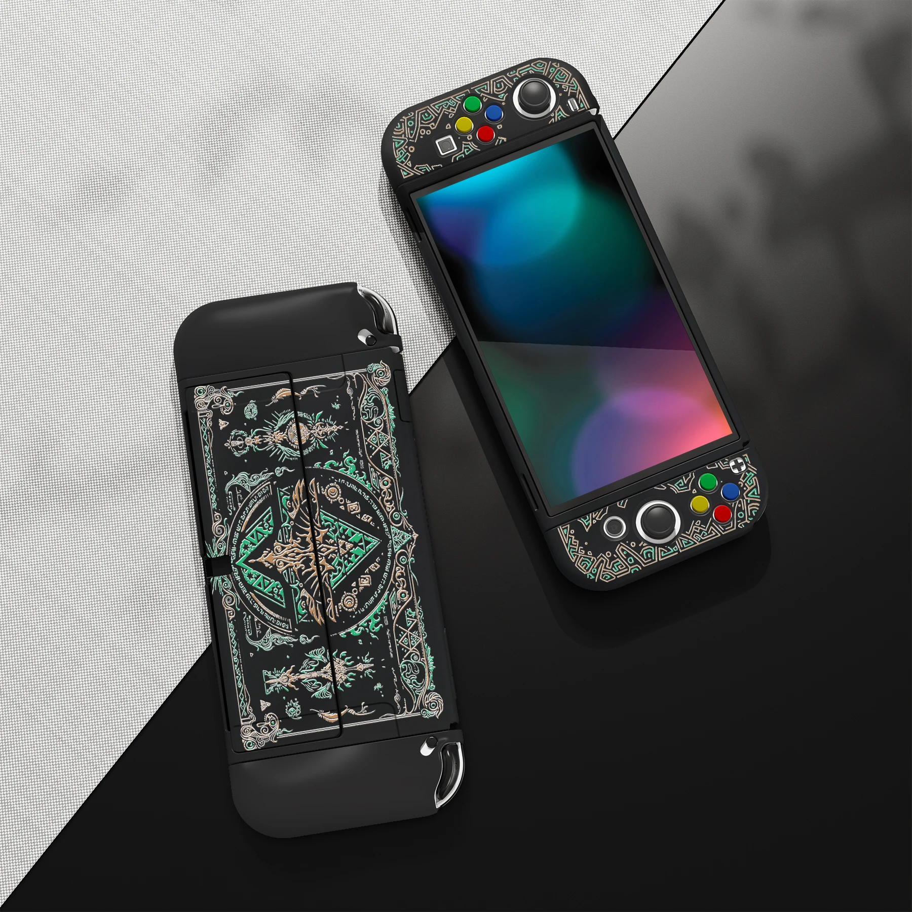 Playvital-zealprotect Estojo Protetor Macio para Nintendo Switch Oled Protetor Personalizado com Apertos do Polegar - Image 3