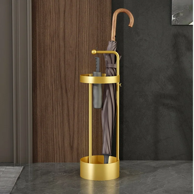 Nordic Parasol Holder Iron Frame Umbrella Stand Stable Chassis Parasol Stand Beautiful And Fashionable Light Luxury Storage Rack