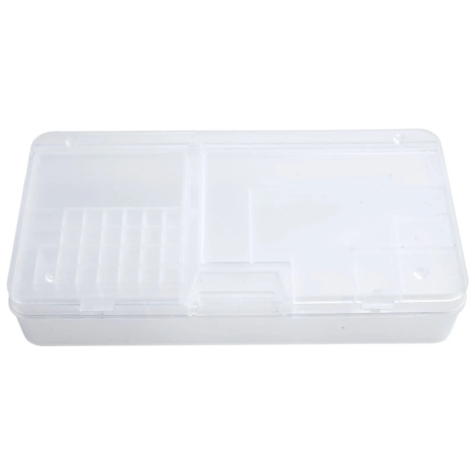 

Transparent Storage Box Rectangle Plastic Screw Holder 18.5x9.5x3.7cm Case Organizer Container For Electronic Components