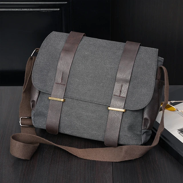 Messenger Bags Canvas Shoulder Bags Casual School or Business