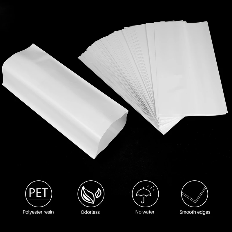 100 Pieces Sublimation Shrink Wrap Sleeves 5x10 Inch White Bag For 567g  Tight Tumblers, Heat Transf